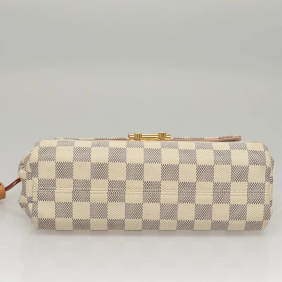 LOUIS VUITTON Damier Azur Croisette Hand Bag 2way N41581 LV Auth 118150 - Picture 7 of 16
